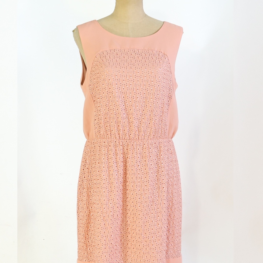 BCBG coral pink mini dress